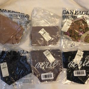 New with tags Aerie Thong bundle - 6 pairs sz Med